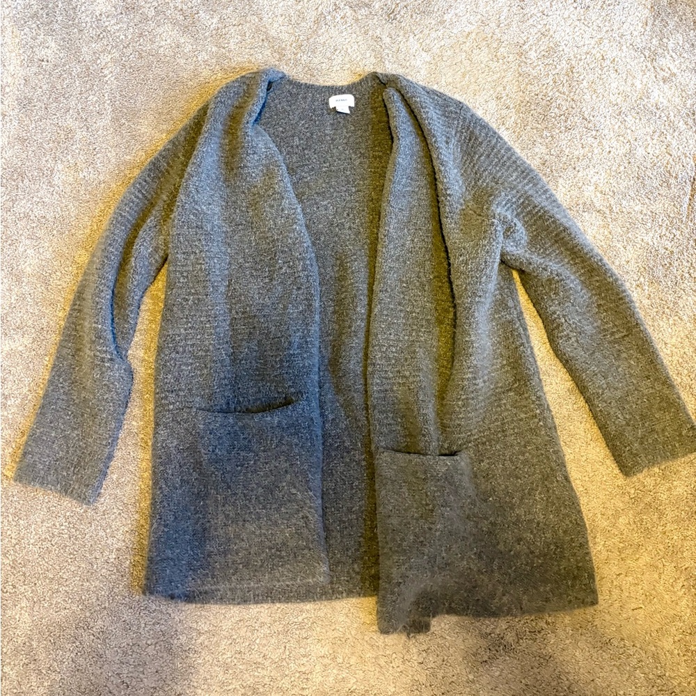 Old Navy Women's Gray Cardigan Sweater